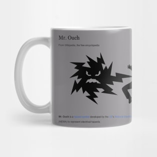 Mr. Ouch Wikipedia Shirt Mug